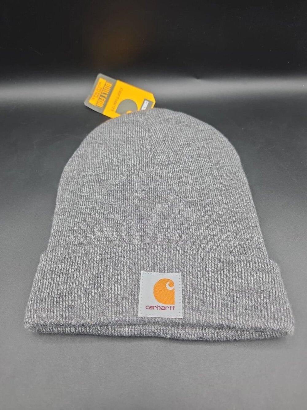 Carhartt Men's Heather Grey Knit Warm Beanie Outdoor One Size NWT